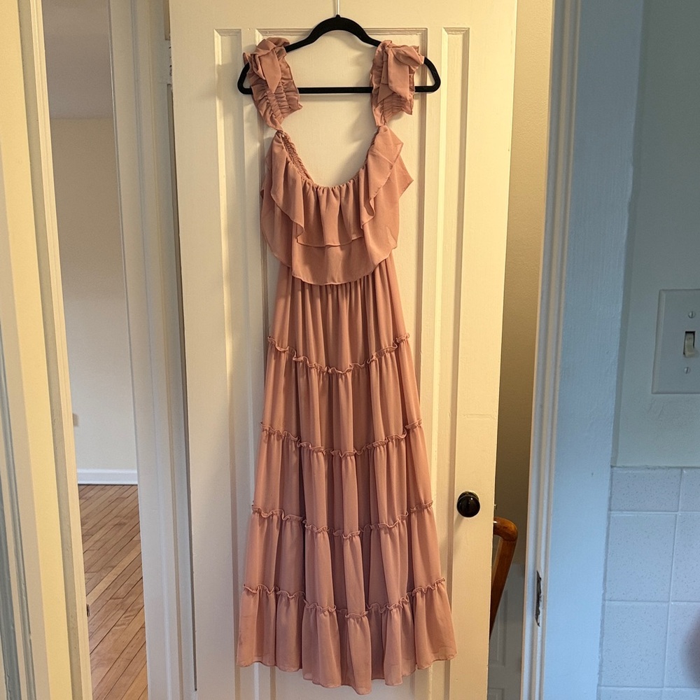 Lulus Pink Maxi Dress